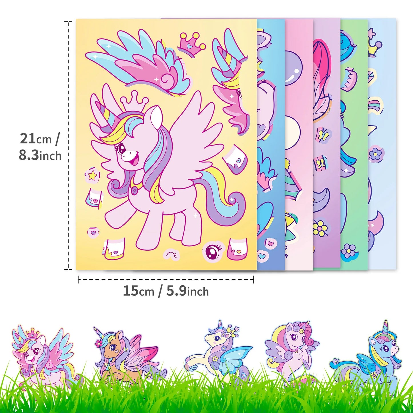 Rainbow Unicorn Stickers