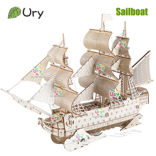 Sailboat Ship Model Kit