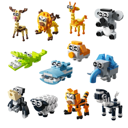 Animal Blocks Learning Set