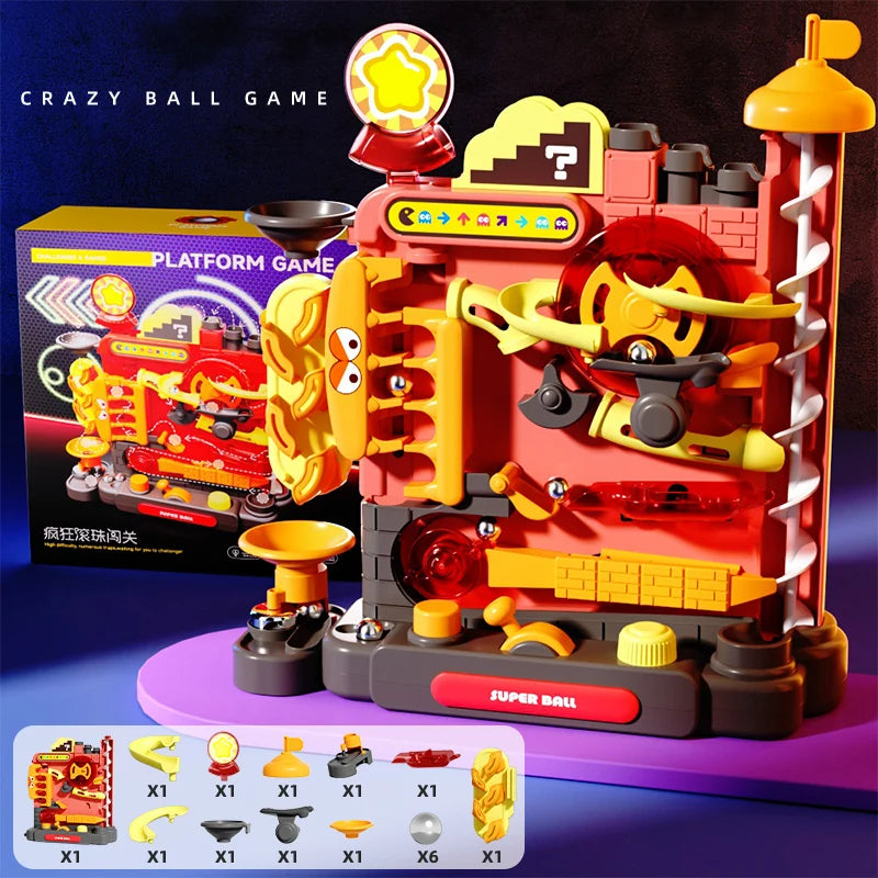 Wooden Marble Run Set