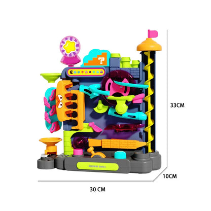 Wooden Marble Run Set