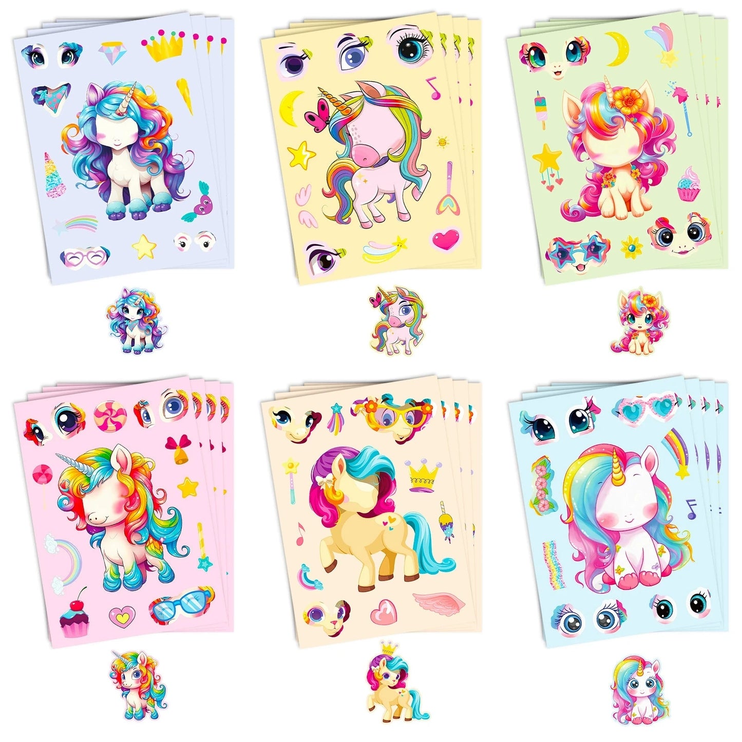 Rainbow Unicorn Stickers