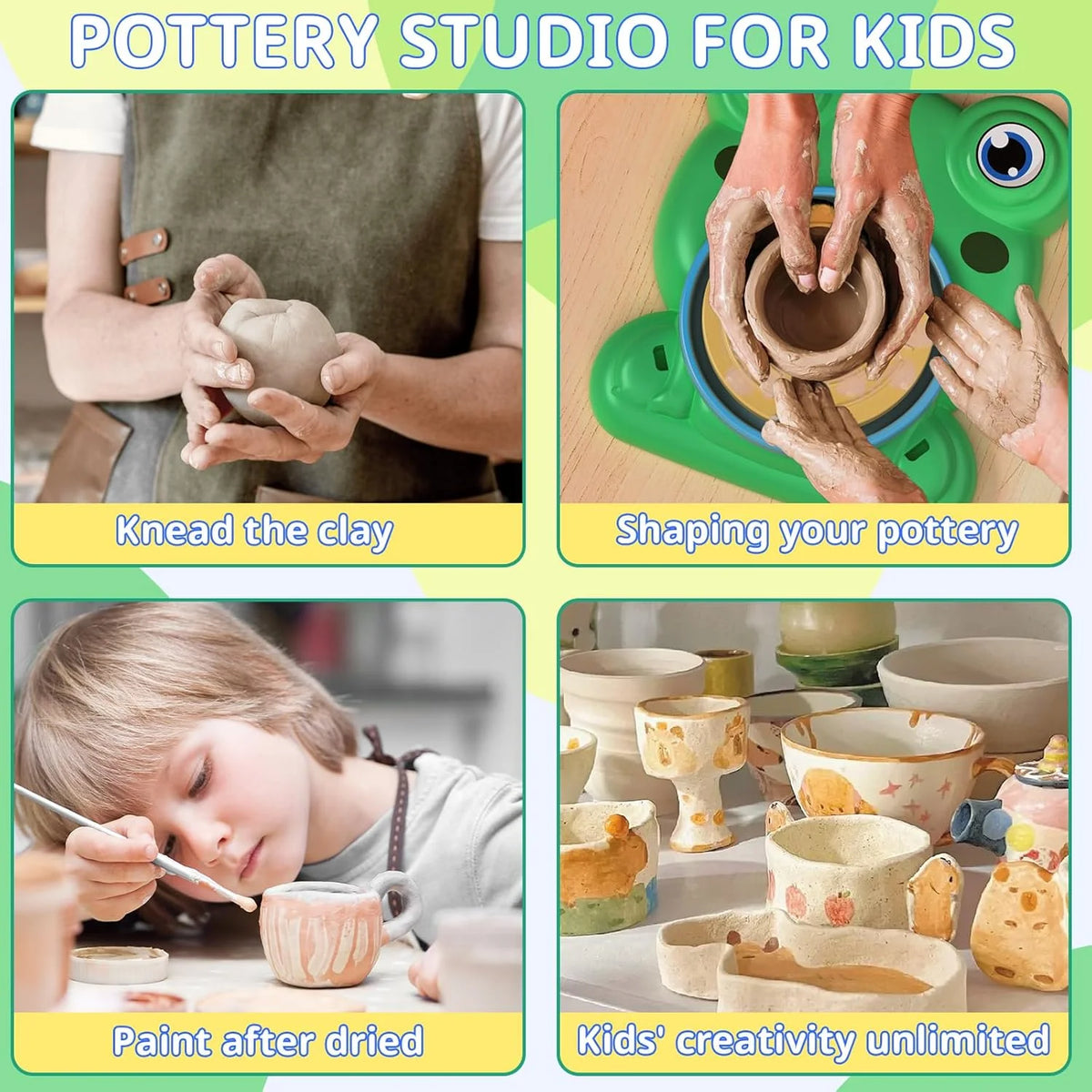 Kids Pottery Kit