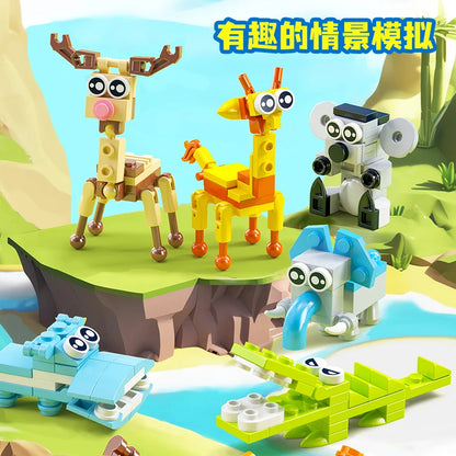 Animal Blocks Learning Set
